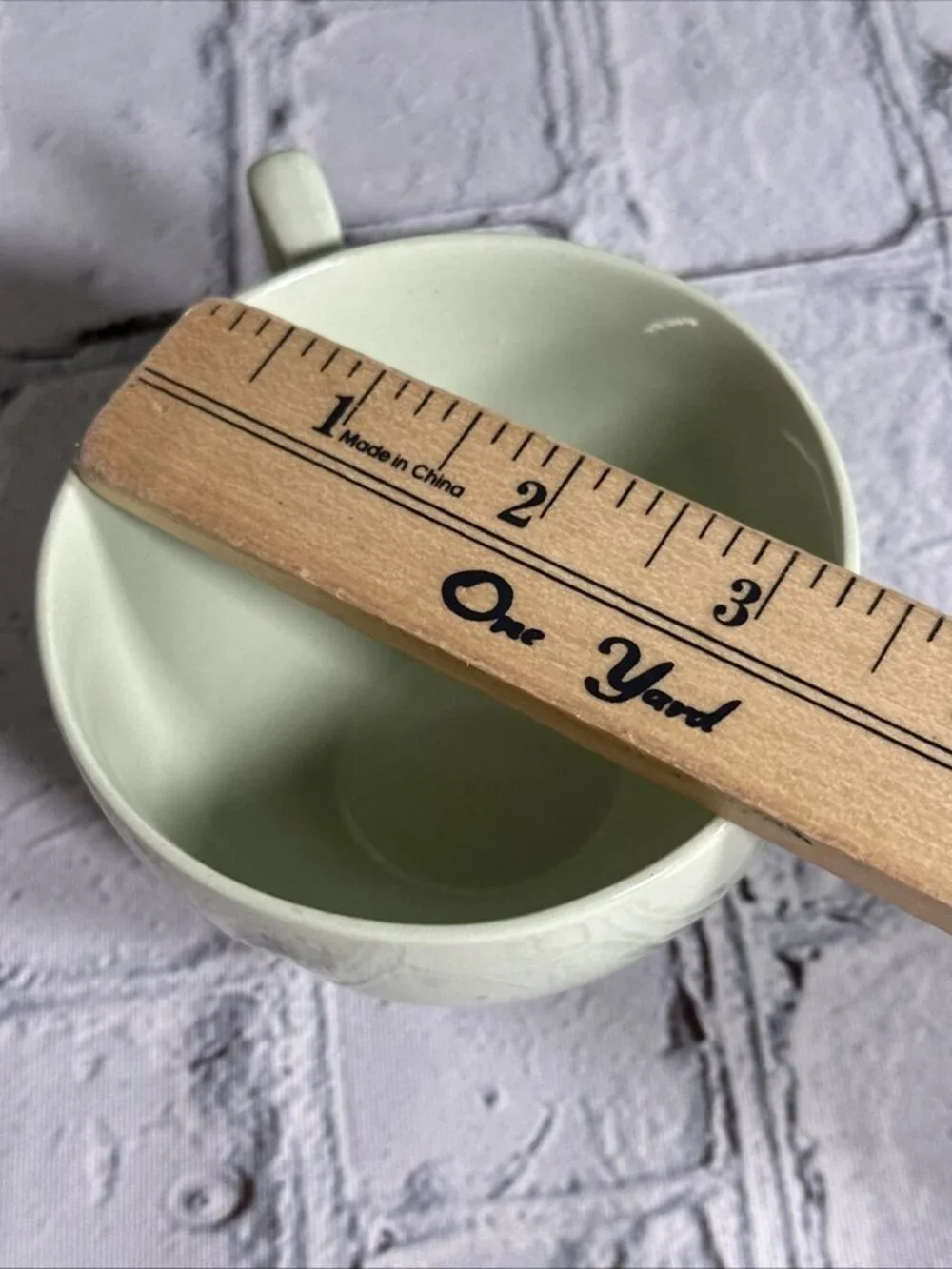 Pastel Green Sea Foam Green Celadon Cup Made In England 7oz Dainty Tea Time Cup